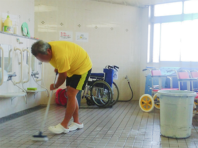 職場実習の様子