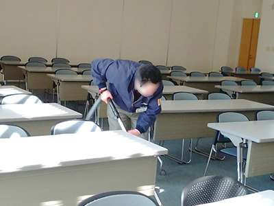 職場実習の様子